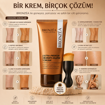 Bronzéa Güneşsiz Bronzluk Kremi
