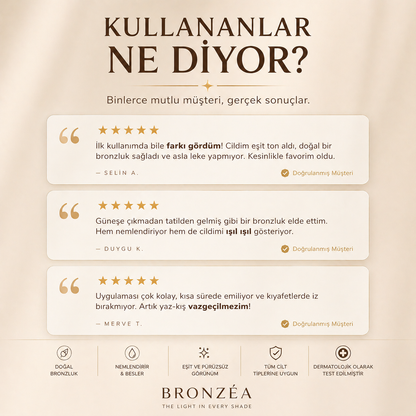 Bronzéa Güneşsiz Bronzluk Kremi